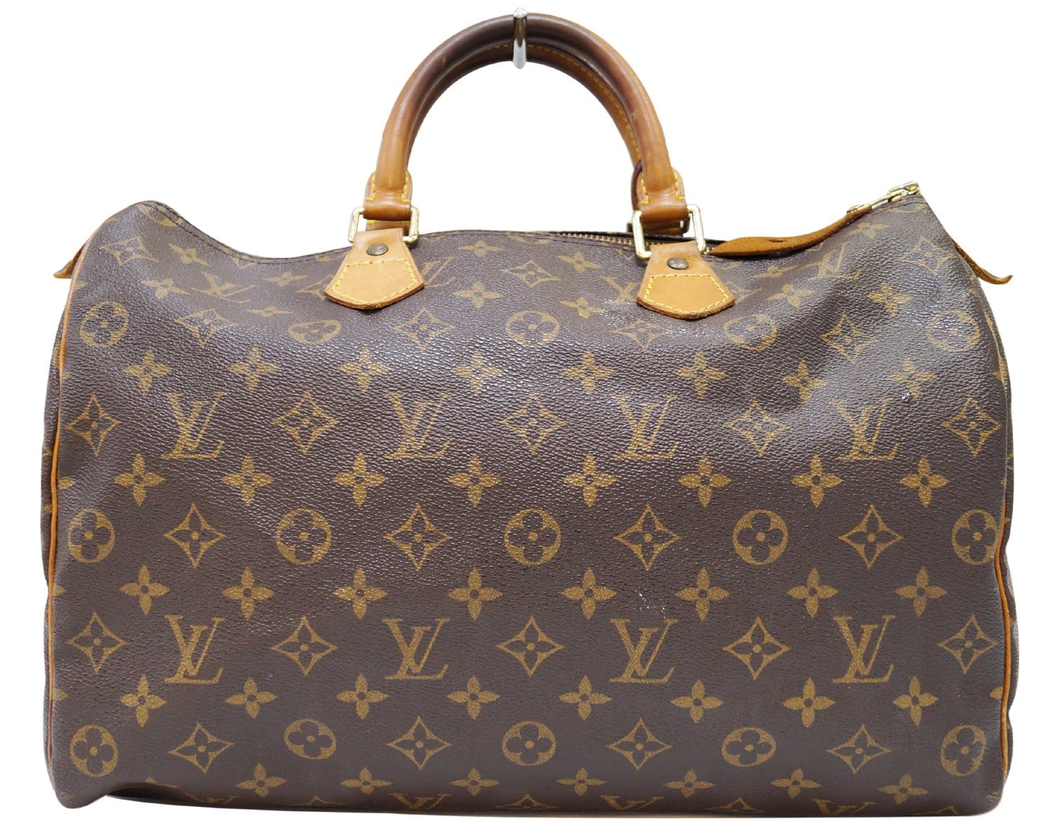 LOUIS VUITTON Monogram Canvas Speedy 35 Satchel Bag