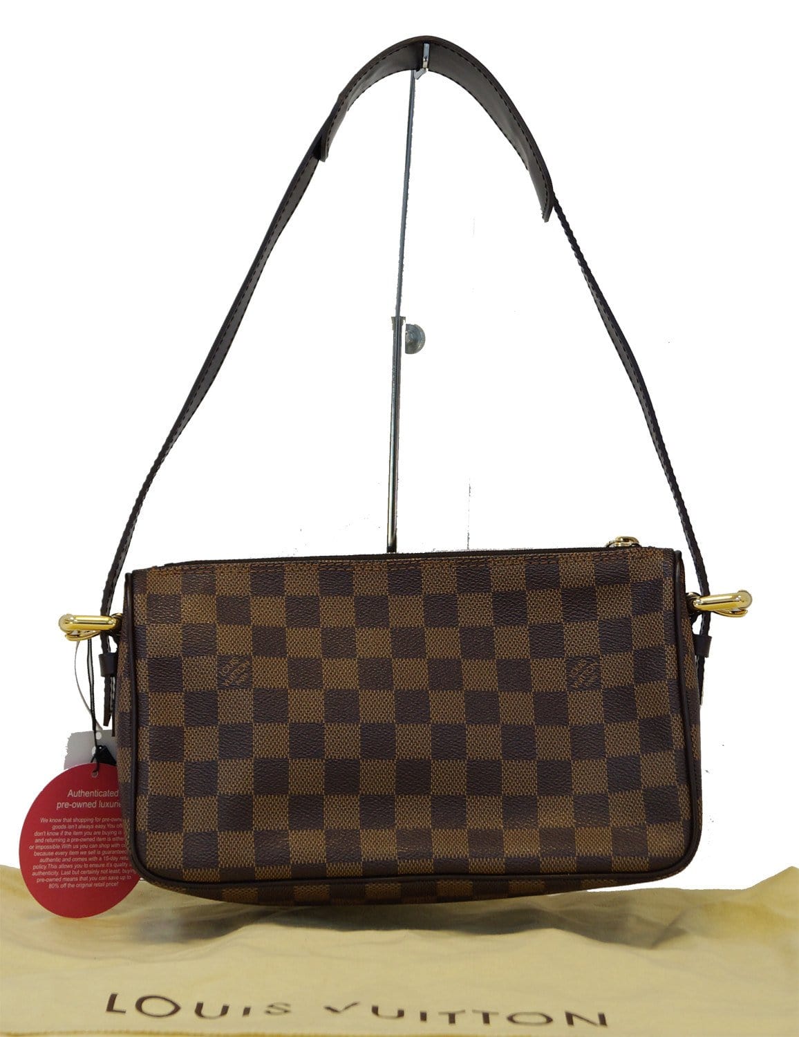 Pre-Owned Louis Vuitton Duomo Damier Ebene Shoulder Bag 