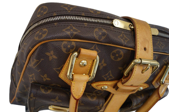 Monogram Coated Canvas Manhattan GM Shoulder Bag Gold Hardware, 2005