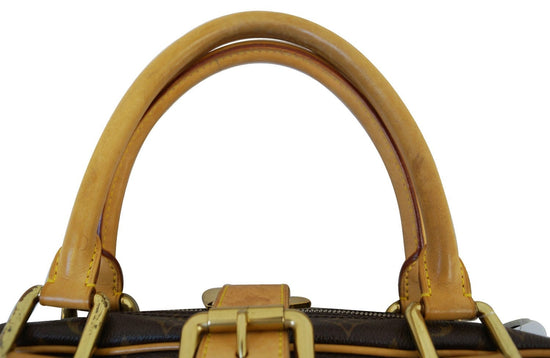 Louis Vuitton Monogram Coated Canvas Manhattan GM Shoulder Bag Gold Hardware, 2005 (Very Good)