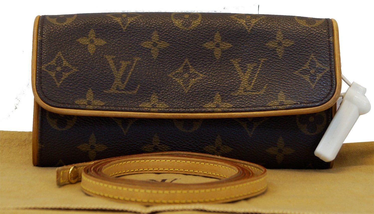 Louis Vuitton Vintage Monogram Canvas Pochette Twin PM Shoulder Bag - –  LuxeDH