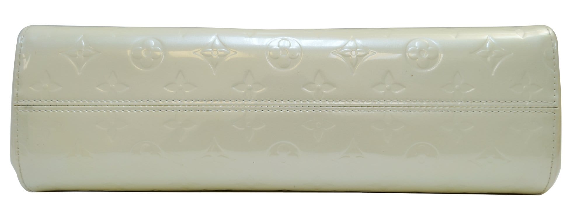 LOUIS VUITTON Cream Vernis Leather Roxbury Drive Shoulder Bag