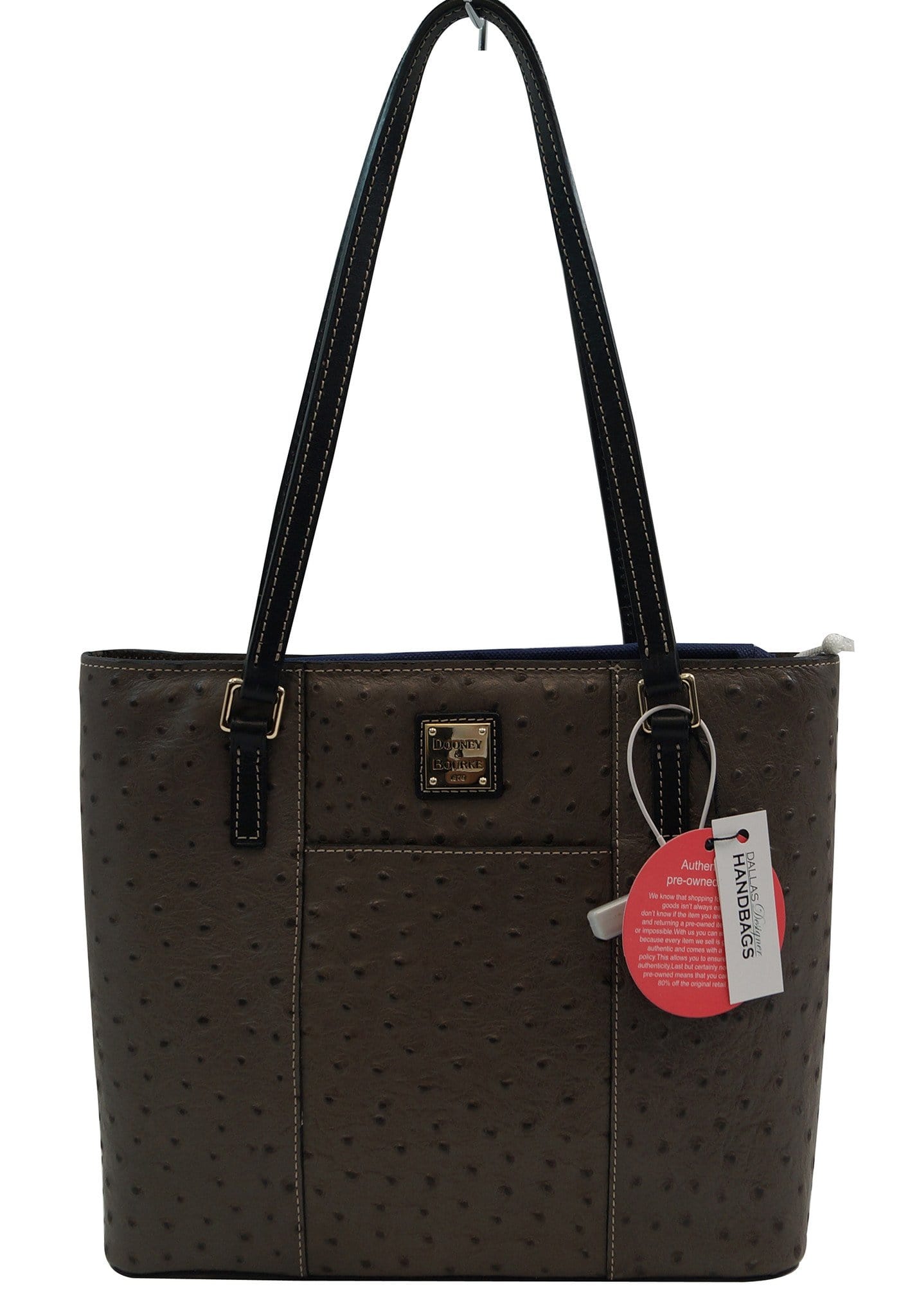 Buy the Dooney & Bourke Small Classic Satchel Black/Tan