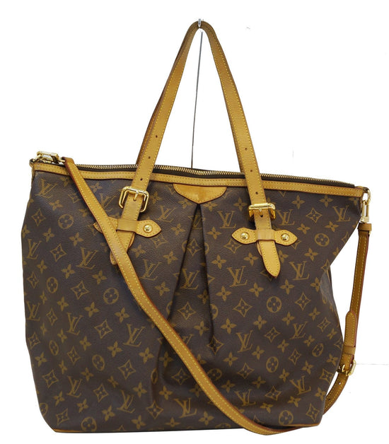 LOUIS VUITTON Monogram Palermo GM Large Tote Shoulder Bag Purse - Made in  USA