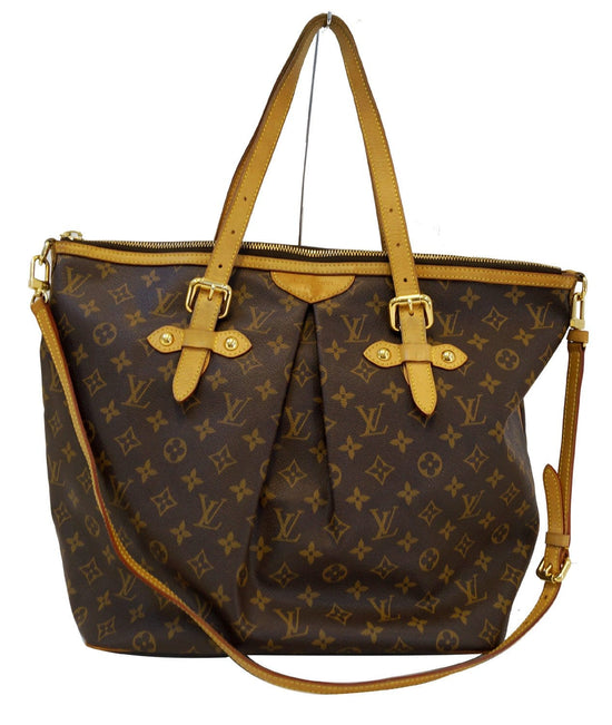 LOUIS VUITTON Monogram Palermo GM Large Tote Shoulder Bag Purse - Made in  USA