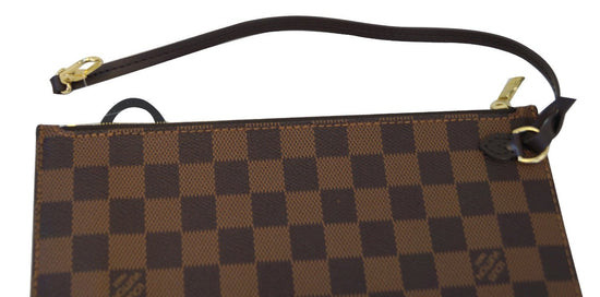 Authentic Louis Vuitton Damier Ebene Wristlet Pouch – MaisonFab