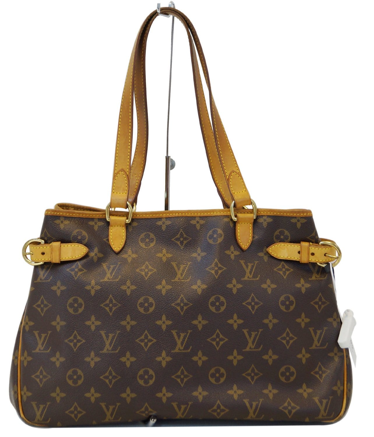 Louis Vuitton Monogram Batignolles Horizontal Shoulder Bag Medium Tote Brown