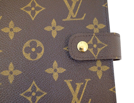 LOUIS VUITTON Monogram Agenda MM Day Planner Cover ASC3513