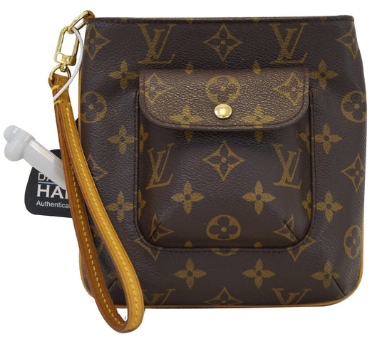 Louis Vuitton Partition Wristlet Clutch Monogram Canvas at 1stDibs