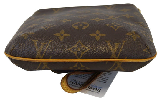 LOUIS VUITTON Monogram Partition Clutch Bag