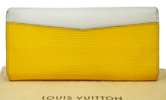 Louis Vuitton Louis Vuitton long wallet in yellow epi leather ref.1015869 -  Joli Closet