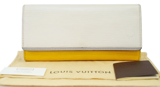 Louis Vuitton Portefeuille Eugene M60851 Cream Epi Long Wallet 11478