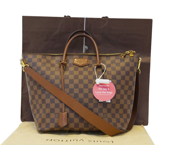 Louis Vuitton Belmont in Damier Ebene Handbag - Authentic Pre-Owned Designer Handbags