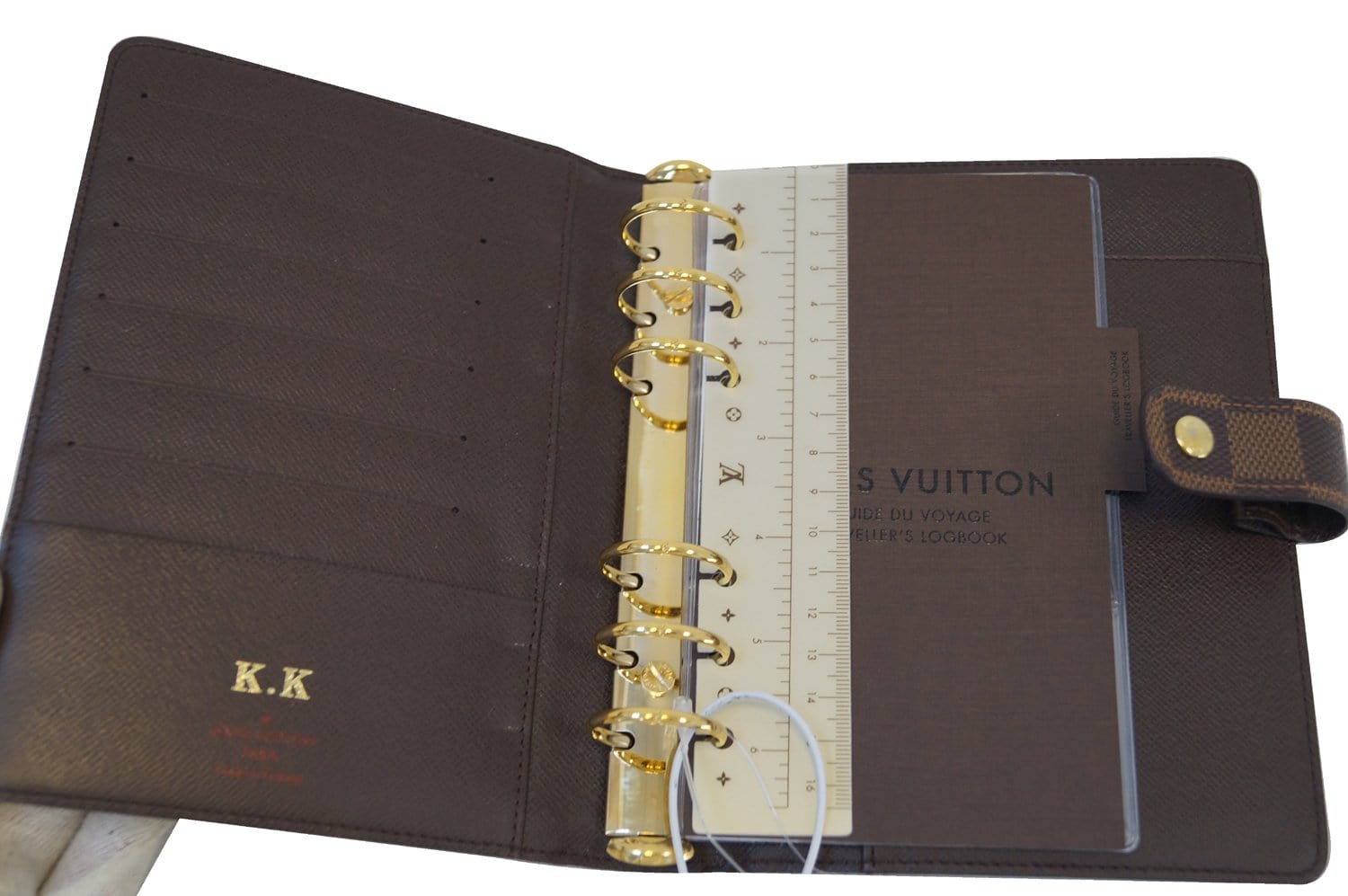 Louis Vuitton Authentic Damier AZUR Agenda fonctionnel PM Diary cover Auth  LV