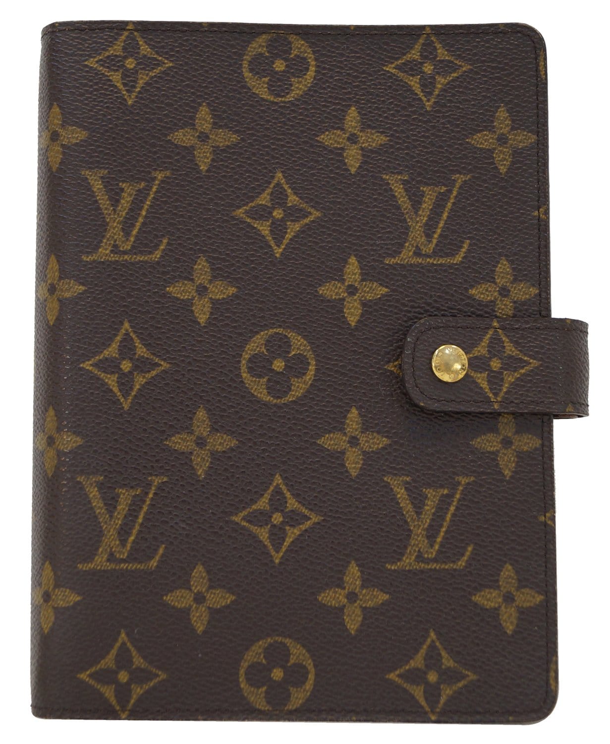 LOUIS VUITTON Monogram Agenda GM Day Planner Cover Authentic 