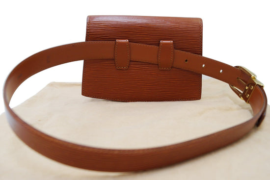 NEW LOUIS VUITTON TILSITT POUCH BELT HANDBAG EPI LEATHER BELT BAG