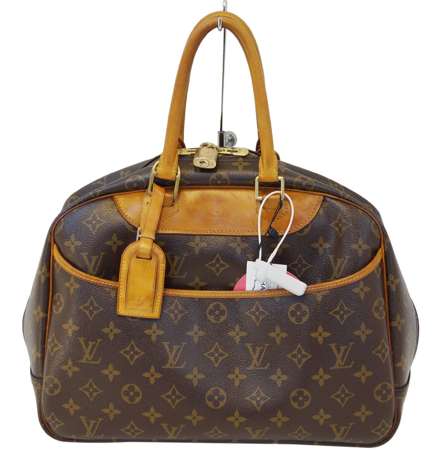 LOUIS VUITTON Monogram Deauville Boston Travel HandBag