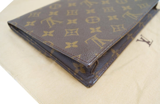 LOUIS VUITTON Monogram Canvas Pochette Rabat Clutch Bag