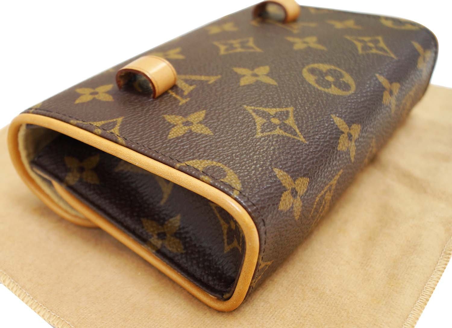 LOUIS VUITTON Monogram Canvas Pochette Florentine Bag