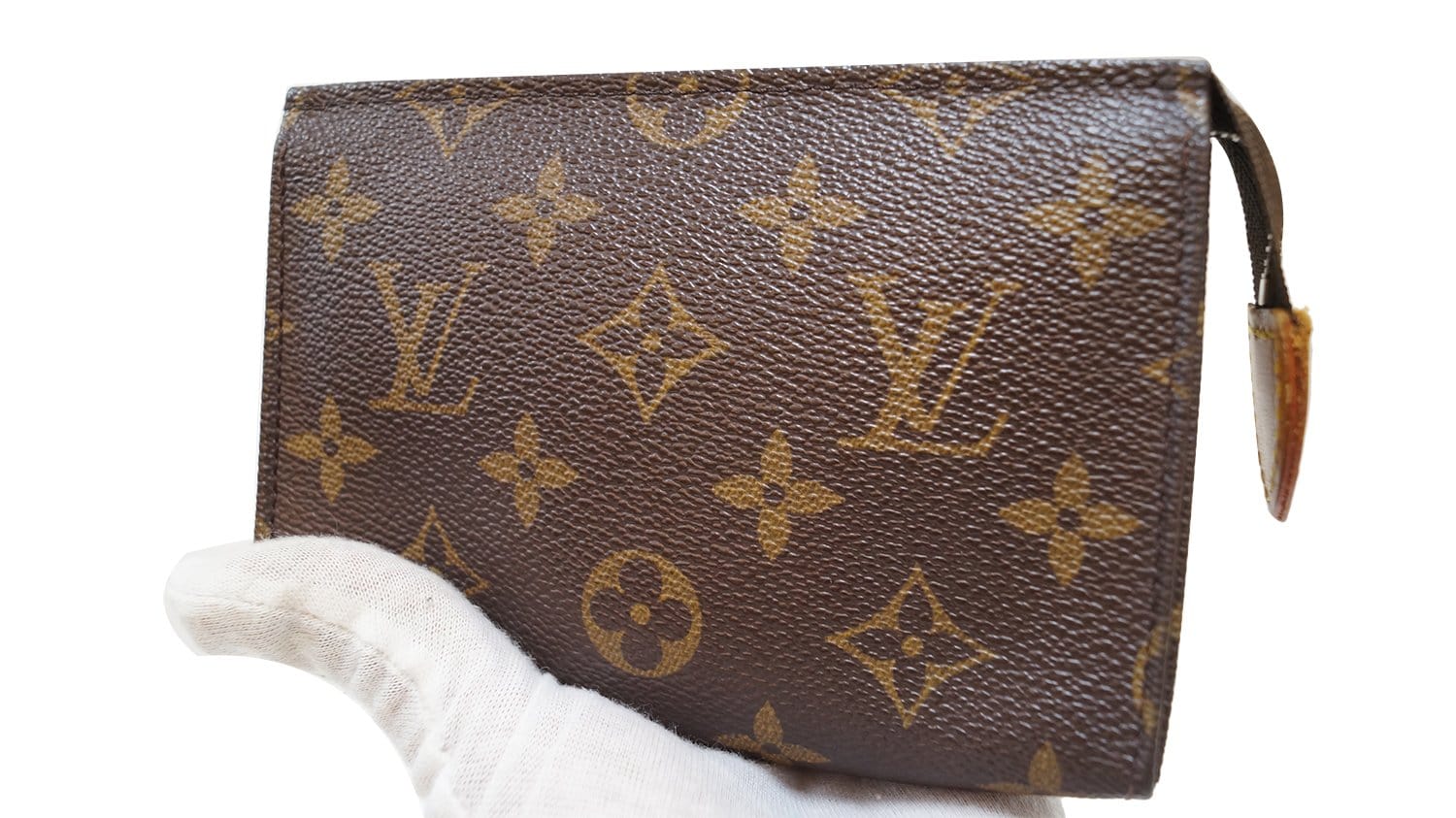 LOUIS VUITTON Monogram Canvas Poche Toilette 15 Cosmetic Pouch