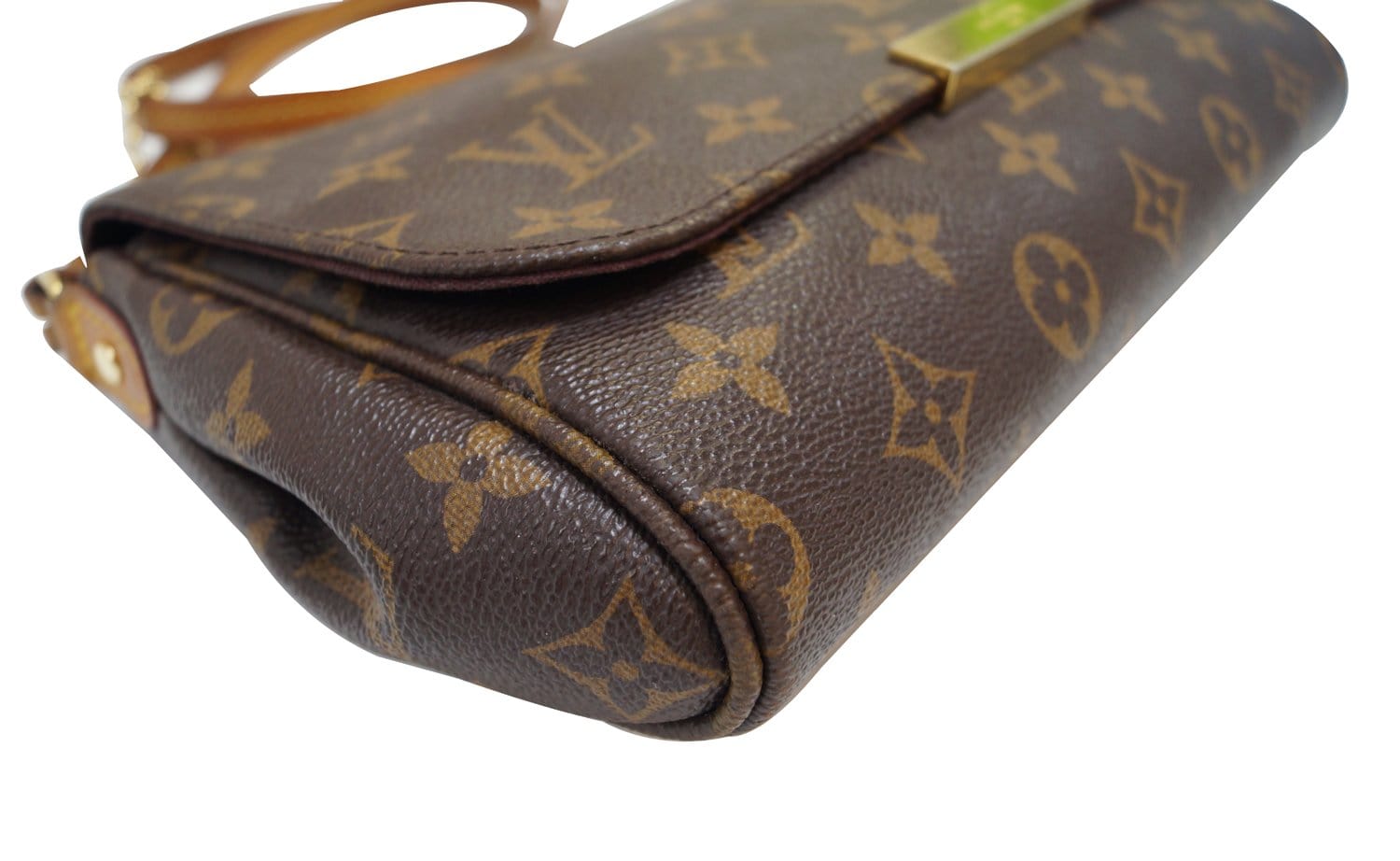 Louis Vuitton Favorite MM Monogram Canvas Cluth Bag Handbag Article: M40718  Made in France