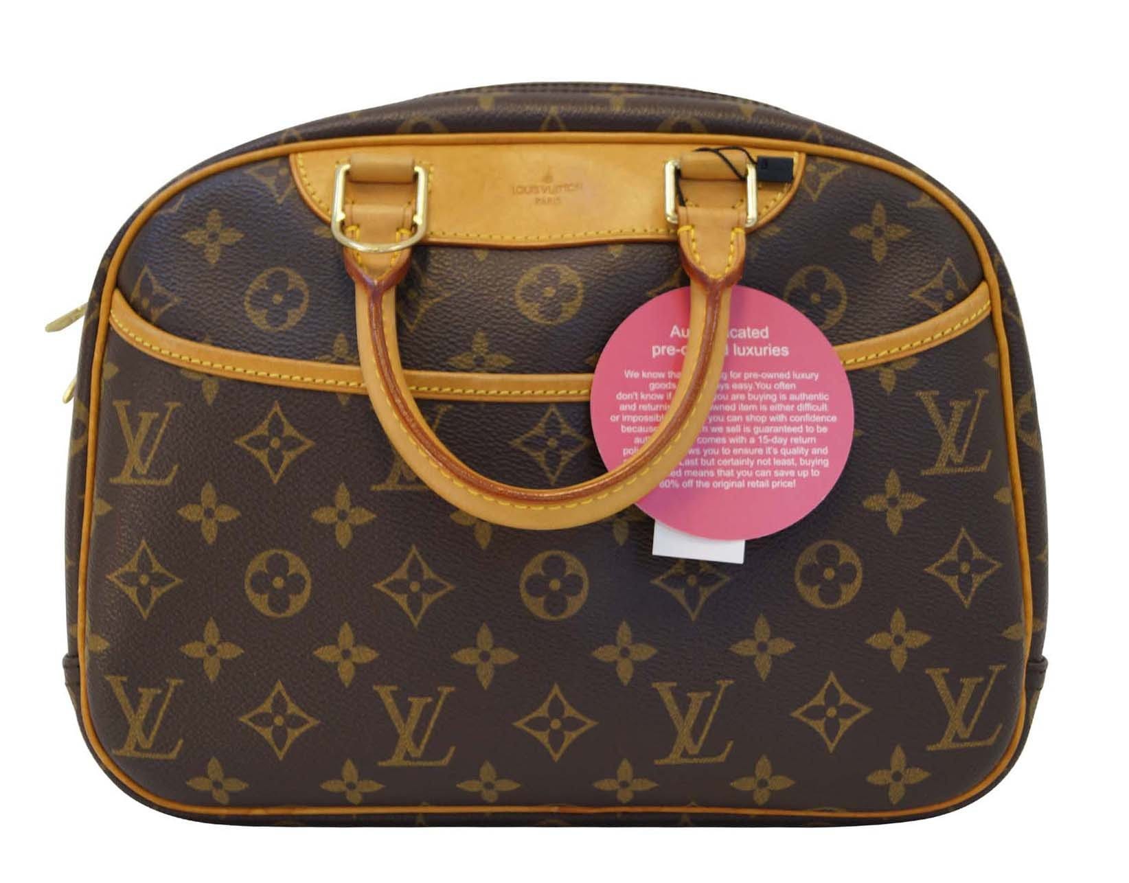 WHAT'S IN MY BAG 2021  LOUIS VUITTON MONOGRAM TROUVILLE..*REDO