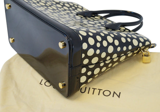 Yayoi Kusama x Louis Vuitton Black Monogram Nylon Dots Infinity Lockit  QJB0AI1GKB004