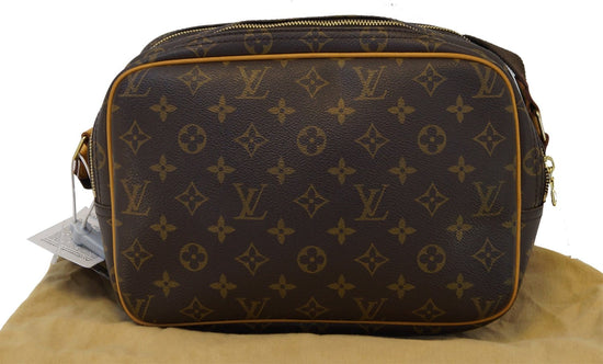 Brown Louis Vuitton Monogram Reporter PM Crossbody Bag – Designer Revival