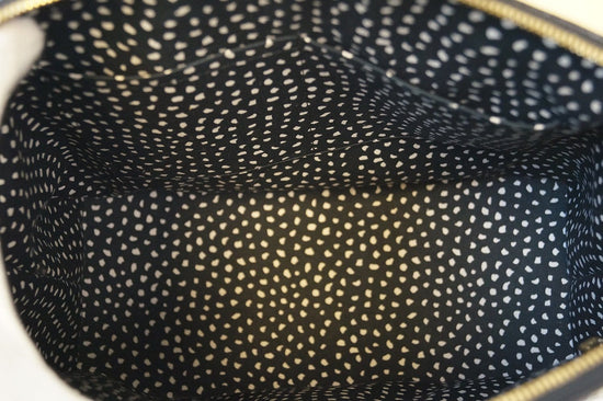 Yayoi Kusama x Louis Vuitton Black Monogram Nylon Dots Infinity Lockit  QJB0AI1GKB004