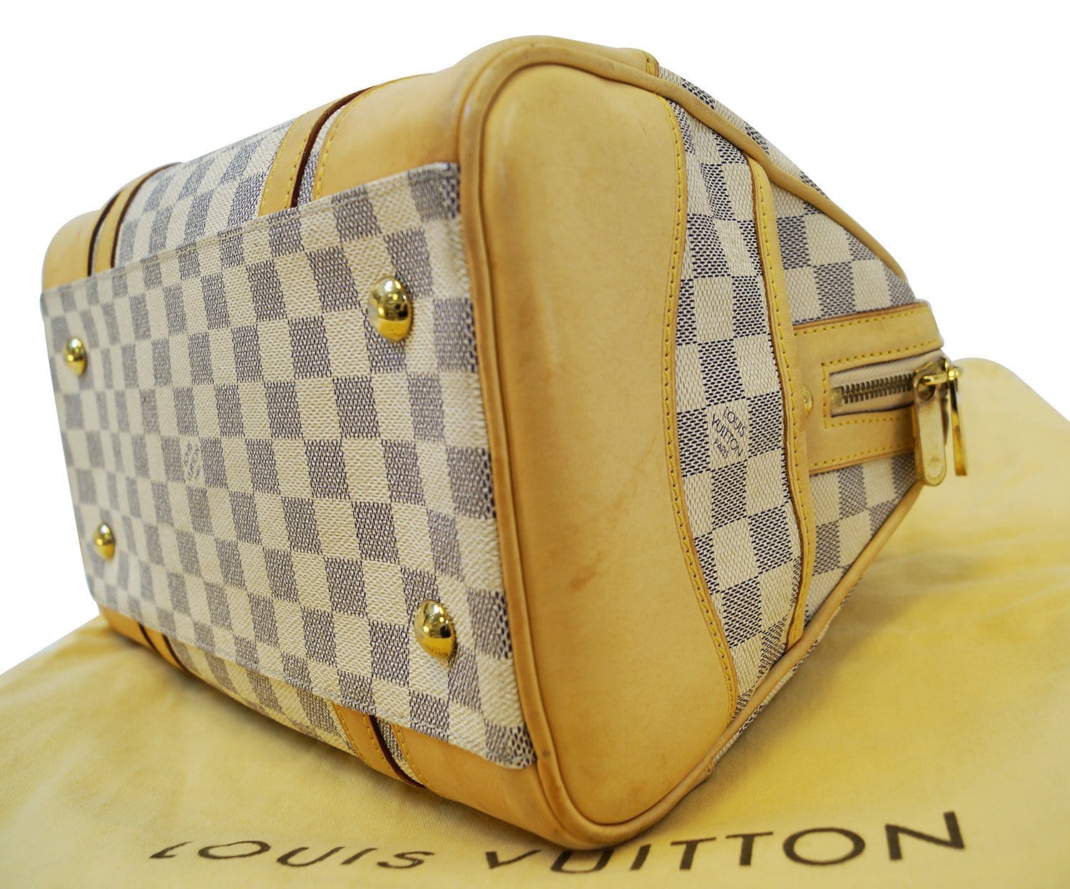 modtage ægtefælle pin LOUIS VUITTON Damier Azur Berkeley Handbag