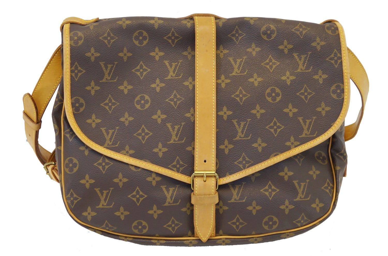 Brown Louis Vuitton Monogram Saumur 30 Crossbody Bag, RvceShops Revival