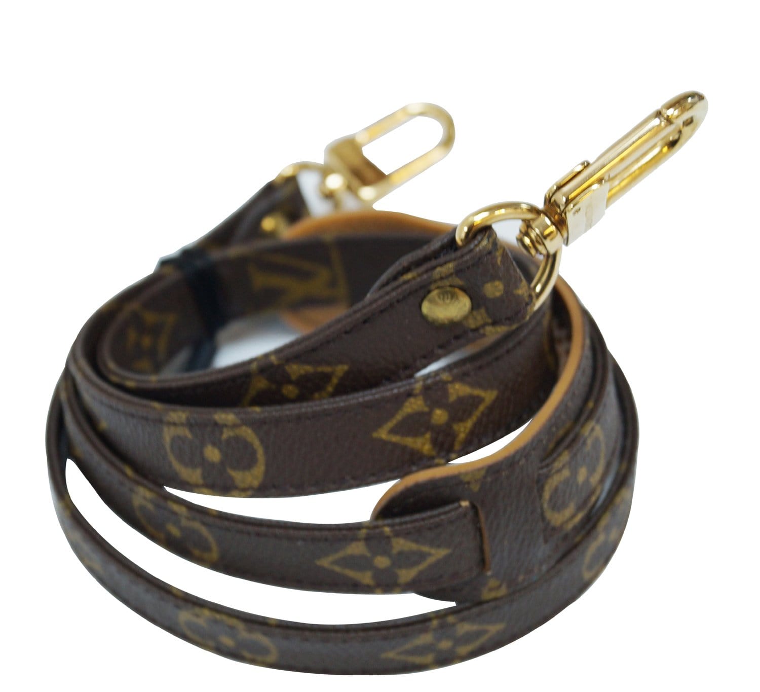 LOUIS VUITTON Monogram Brown Shoulder Strap For Metis and Similar