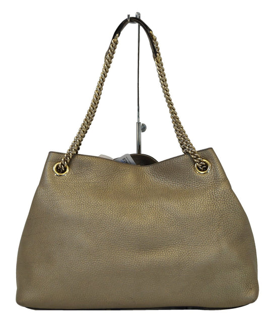 Gucci Tan Pebbled Leather Soho Hobo Bag, myGemma