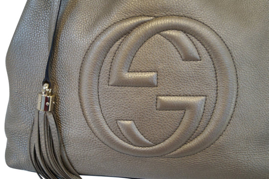 Soho leather crossbody bag Gucci Gold in Leather - 37337050