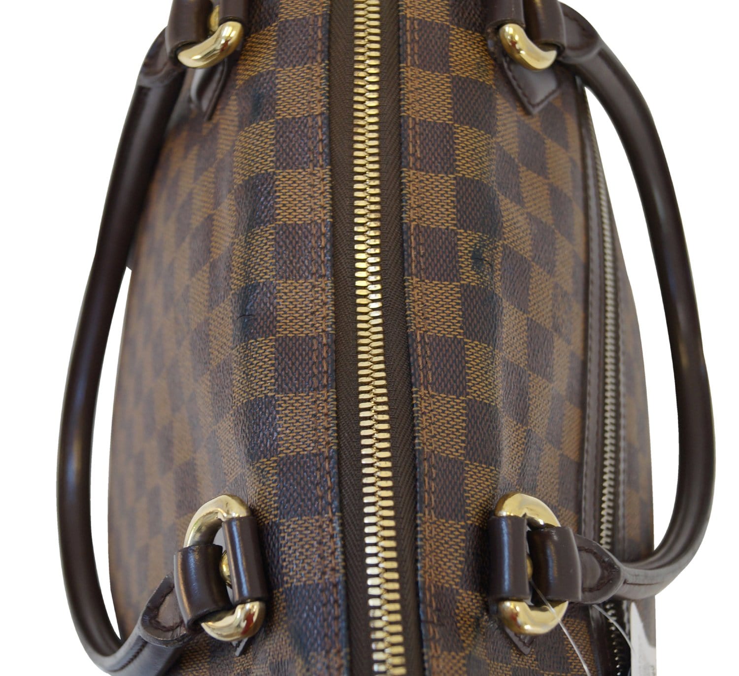 Authentic LOUIS VUITTON Saleya GM Damier Ebene Brown Bag TT1386