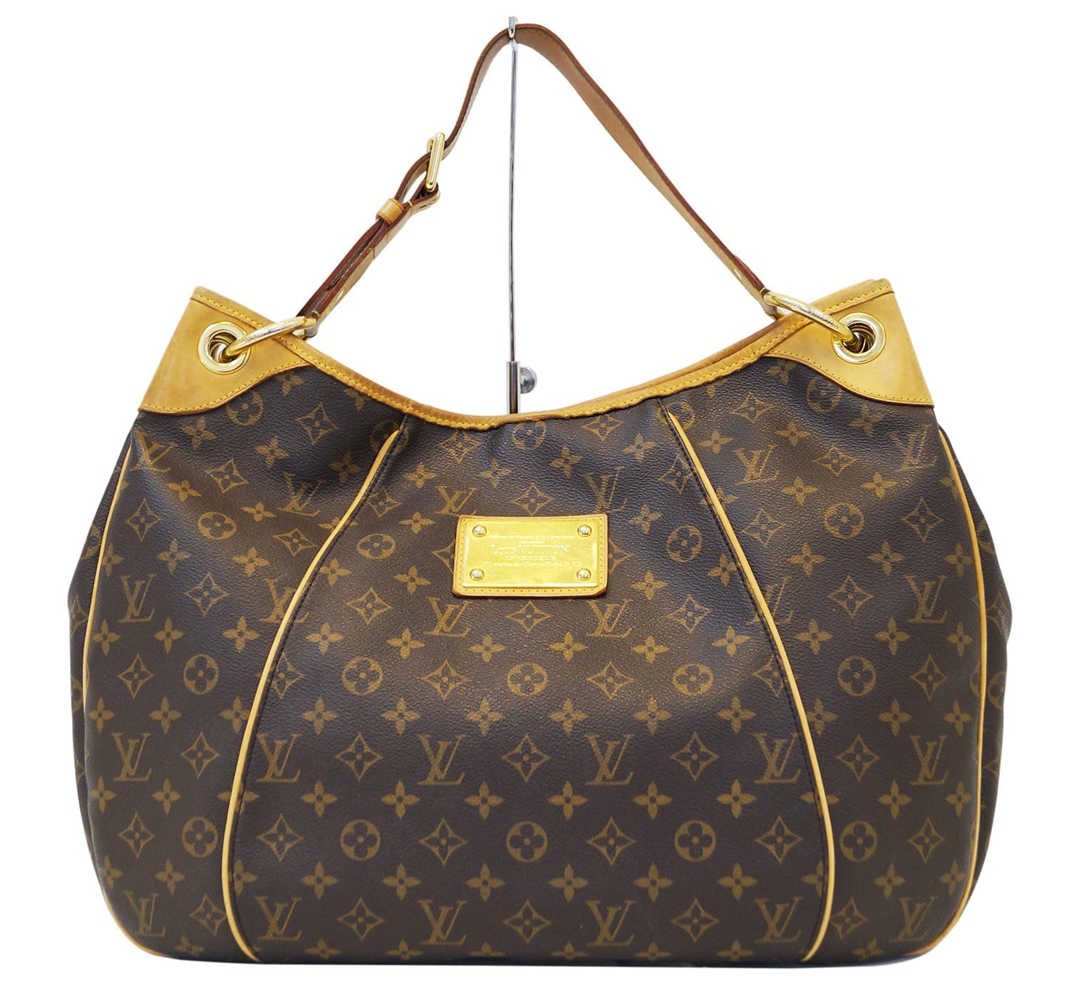 LOUIS VUITTON Monogram Galliera GM Shoulder Tote Handbag