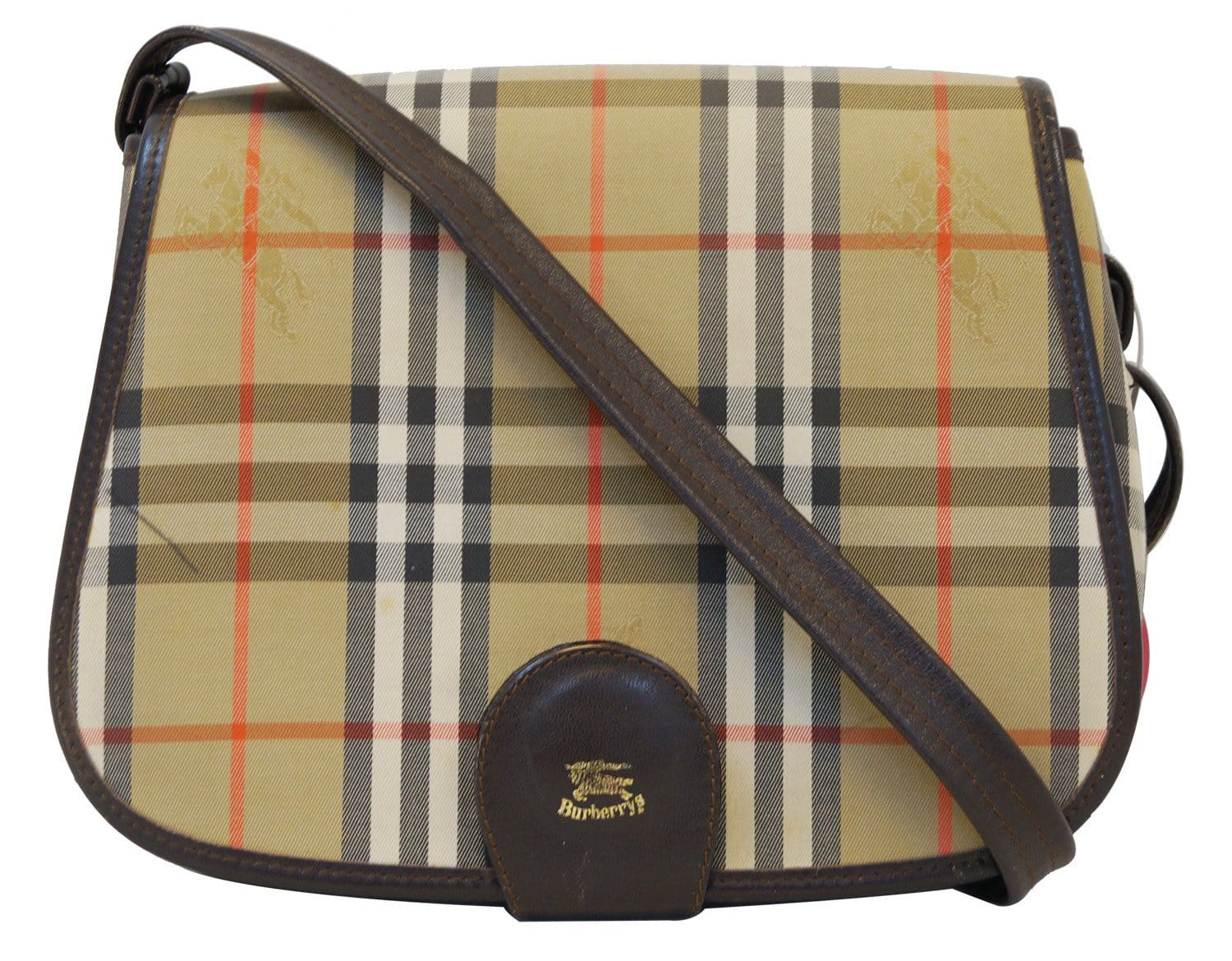 Burberry Shoulder Bag - Burberry Nova Check Bag Canvas Beige