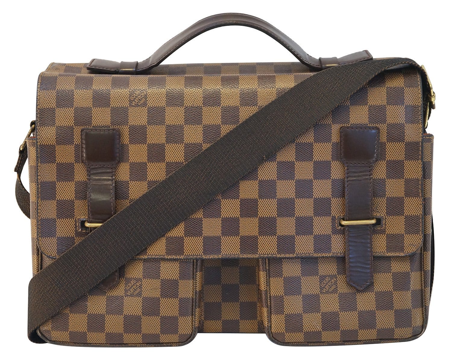 Louis Vuitton Broadway Brown Canvas Shoulder Bag (Pre-Owned)