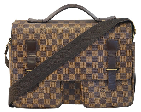 LOUIS VUITTON Damier Ebene Broadway Messenger Bag 1300872