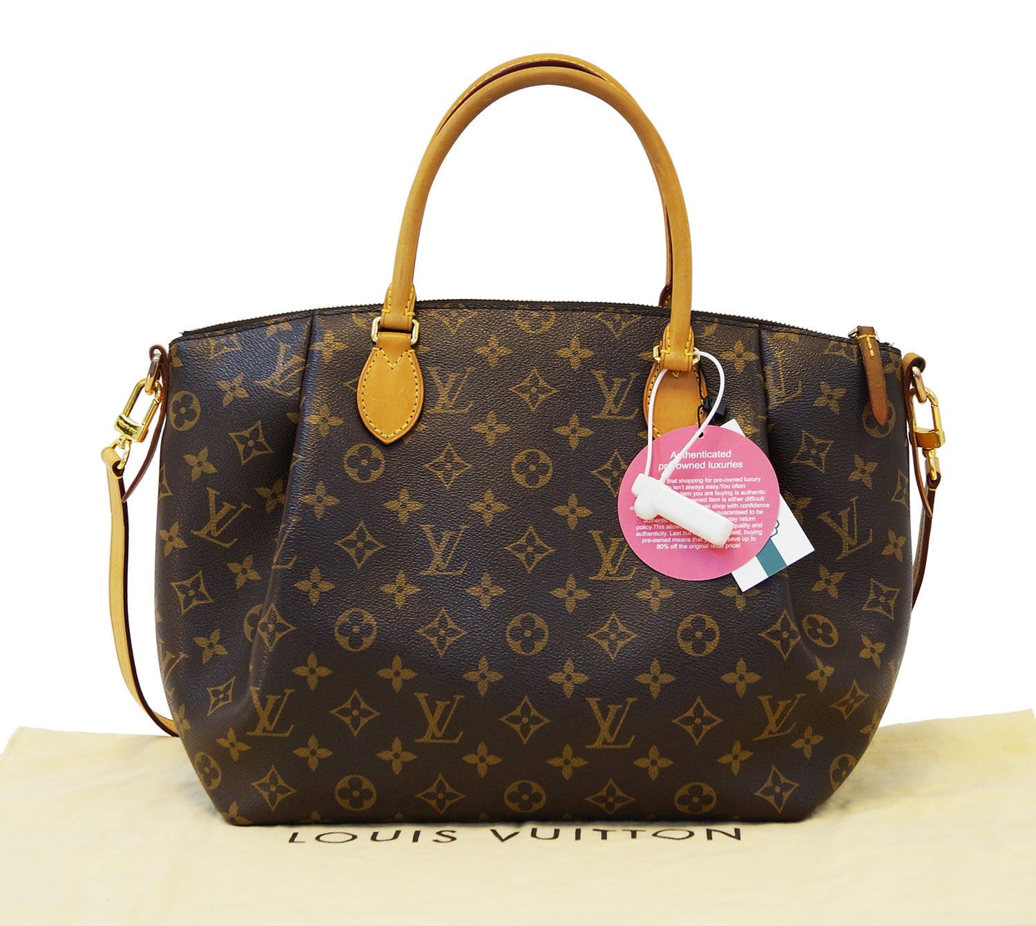 LOUIS VUITTON Monogram Turenne MM 2 Way Shoulder Handbag