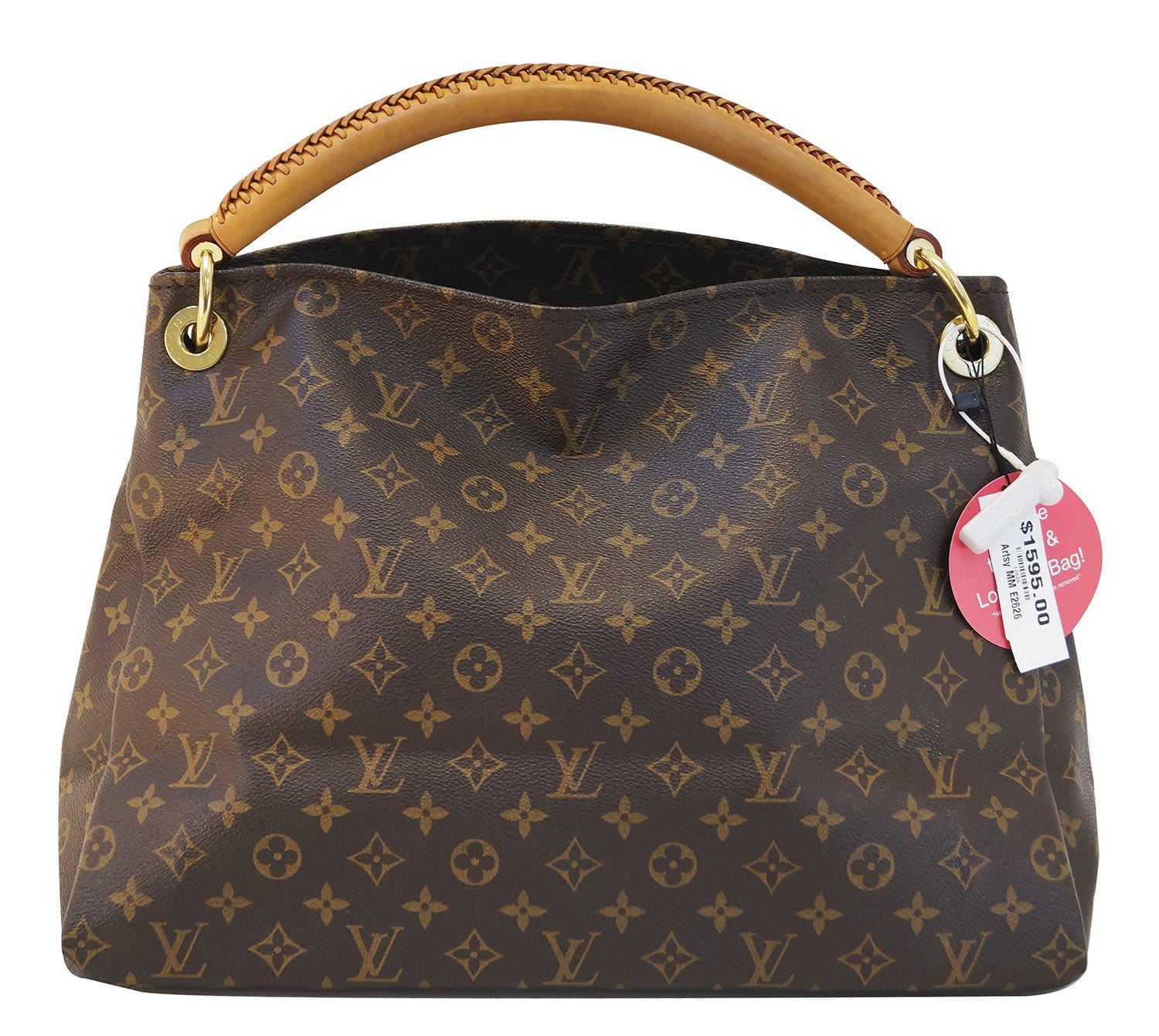 Louis Vuitton Artsy Mm Monogram Canvas Tote Handbag