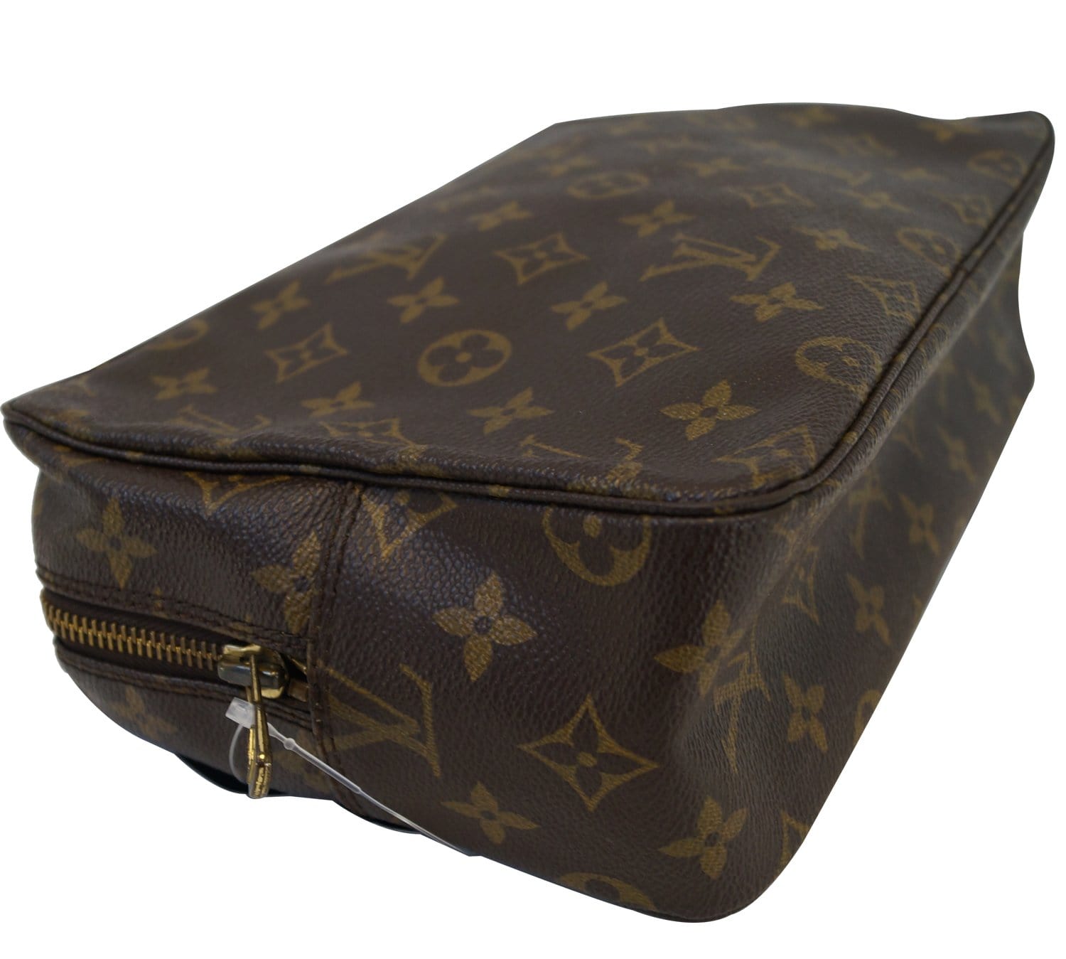 Authentic LOUIS VUITTON Monogram Trousse Toilette 28 Cosmetic Pouch E3