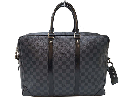 Louis Vuitton Damier Graphite Porte-Documents Jour - Black Briefcases, Bags  - LOU750412