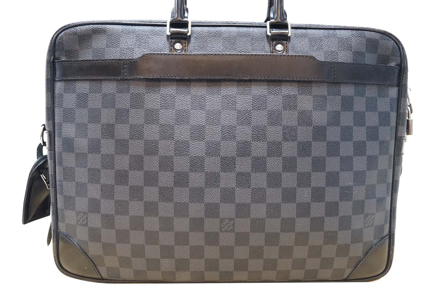 Louis Vuitton Damier Graphite Canvas Pilot Case Luggage at 1stDibs