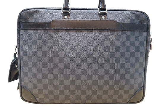 Porte-Documents Voyage GM Damier Graphite Canvas Briefcase Bag – Poshbag  Boutique