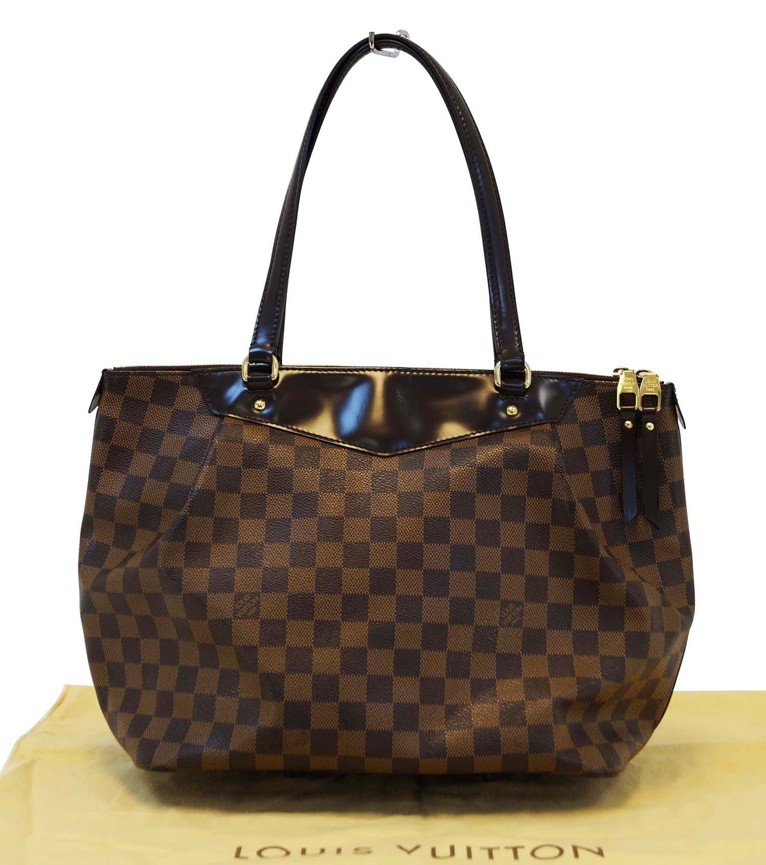 LOUIS VUITTON Damier Ebene Westminster GM Shoulder Handbag