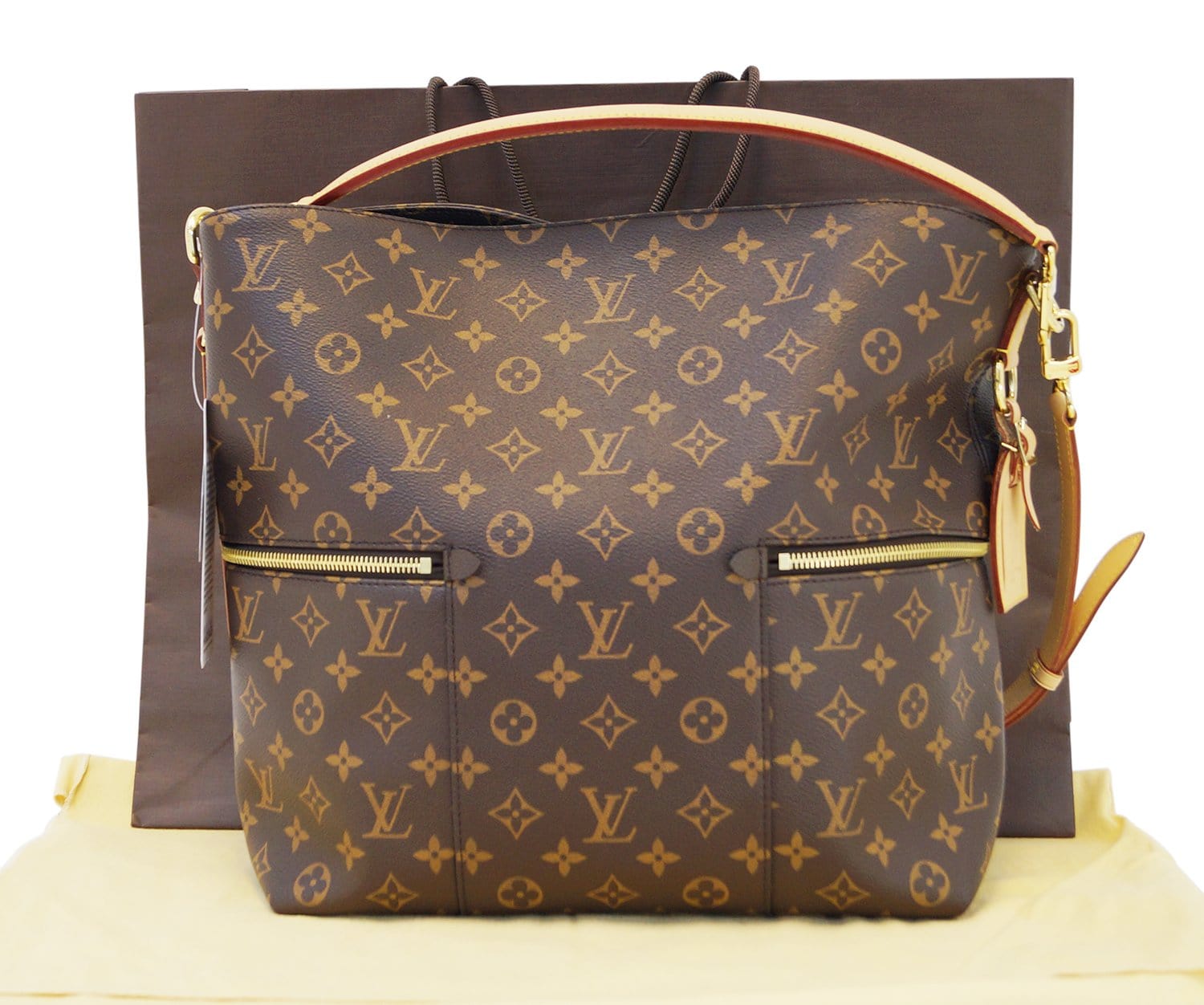 Authentic LOUIS VUITTON Monogram Melie Hobo Shoulder Bag E3132