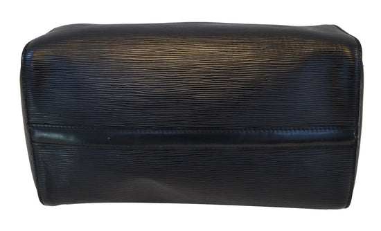 Speedy leather handbag Louis Vuitton Black in Leather - 36297924