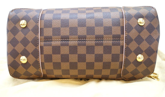 LOUIS VUITTON Caissa Damier Ebene Wallet Rose Ballerine - louis vuitton  2007 pre owned monogram denim belt bag item - Hot Deals