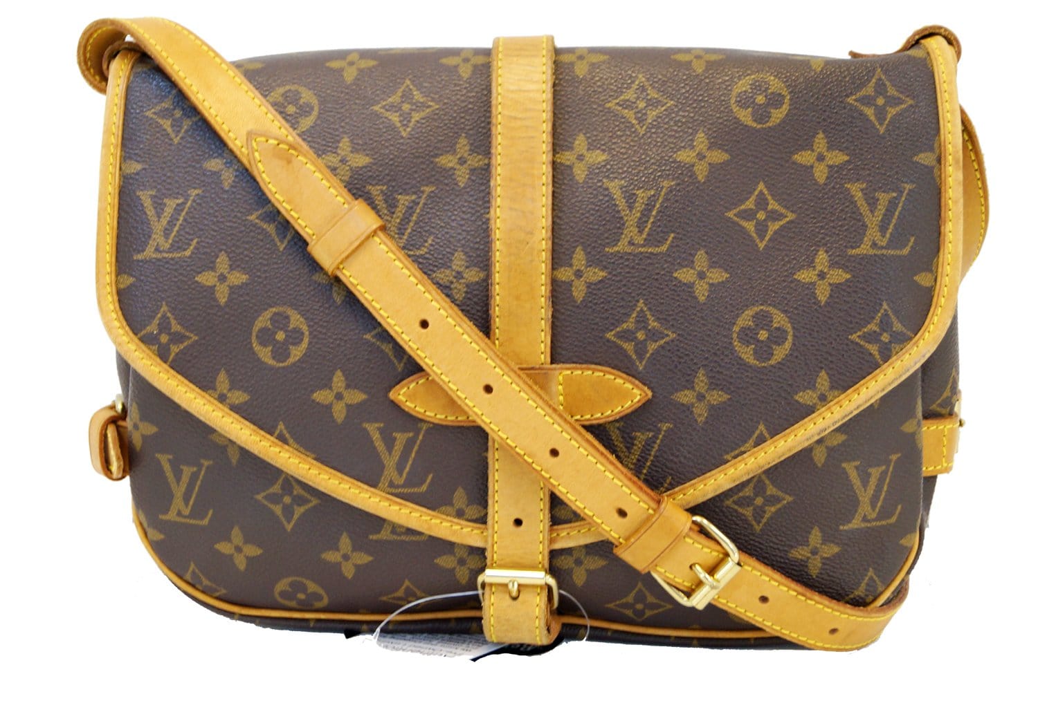 Louis Vuitton Louis Vuitton Saumur 30 Dark Brown Mini Monogram Canvas